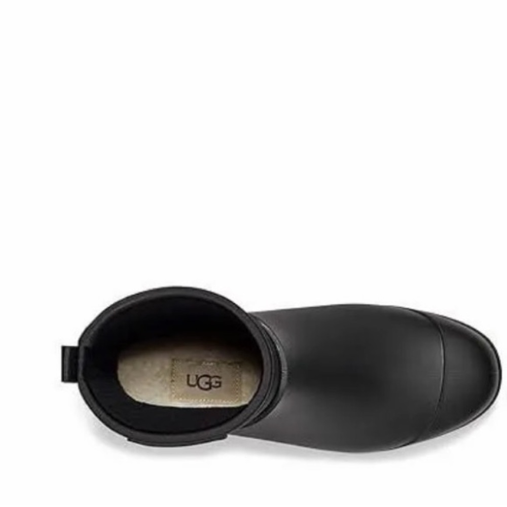 UGG Droplet Mid Black Rain Boots - Picture 2 of 4